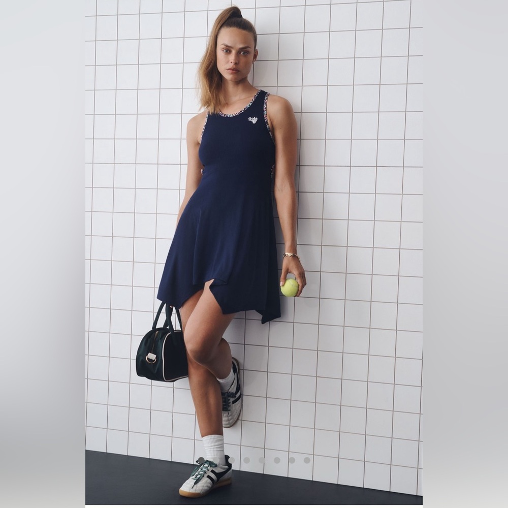Anthropologie X Gola Sun’s Out Athletic Mini Dress Size Small NWT